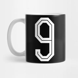 White nine Mug